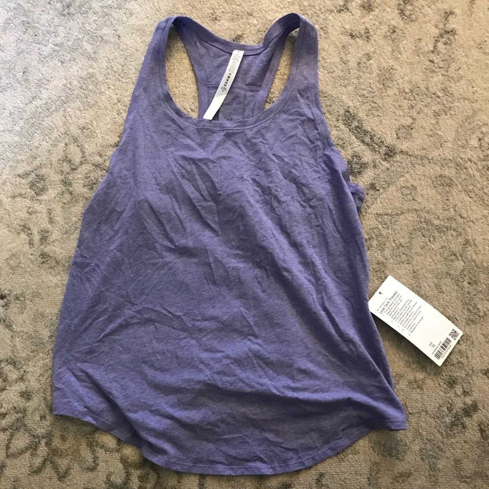 NWT Lululemon Love Tank Pleated